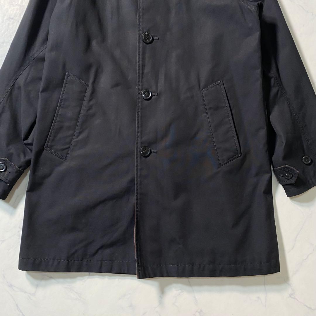 【美品】アナクロノーム　ステンカラーコート　裏地 フランネル＆オンブレ　サイズ3