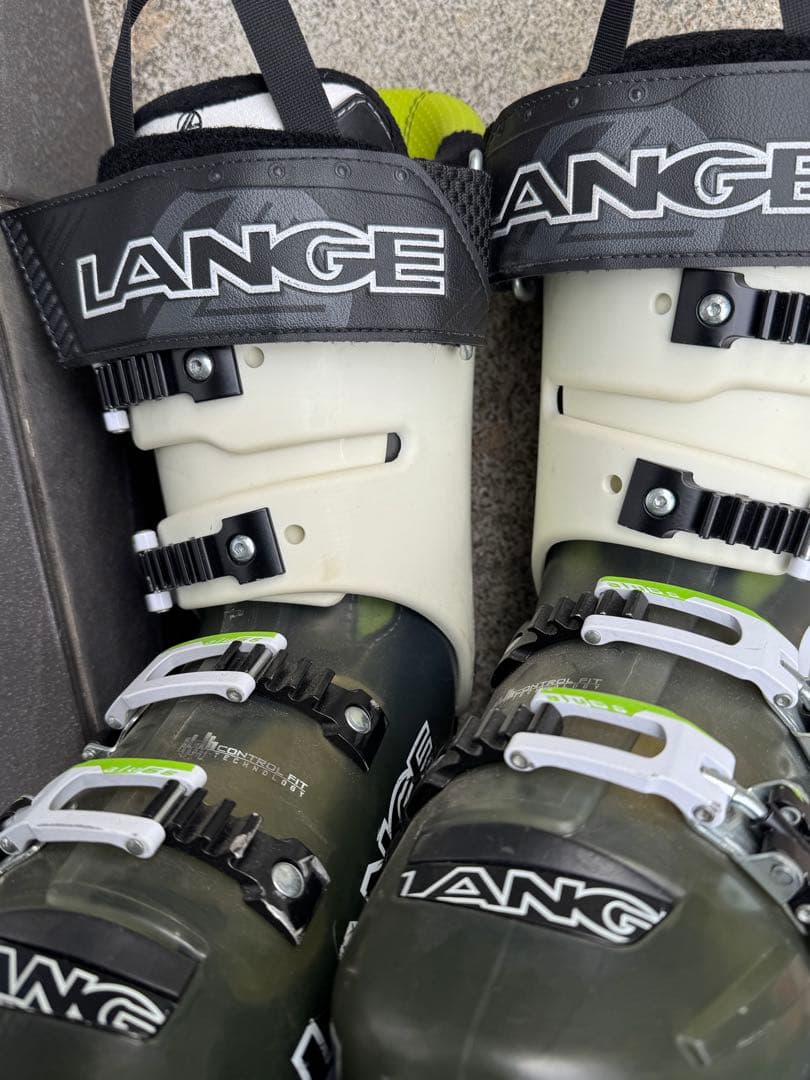 LANGE ラング スキーブーツ　 RX120ブラック/グリーン 25.5cm