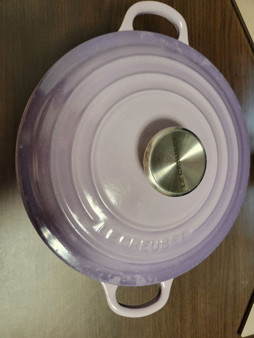 LE CREUSET ココットロンド 20cm 薄紫 フランス製