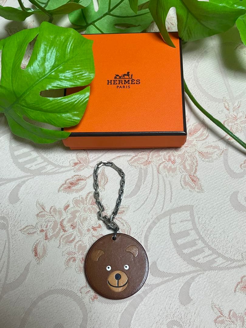 【匿名発送】箱付HERMES エルメス バックキーホルダー ⭐︎アニマルチャーム