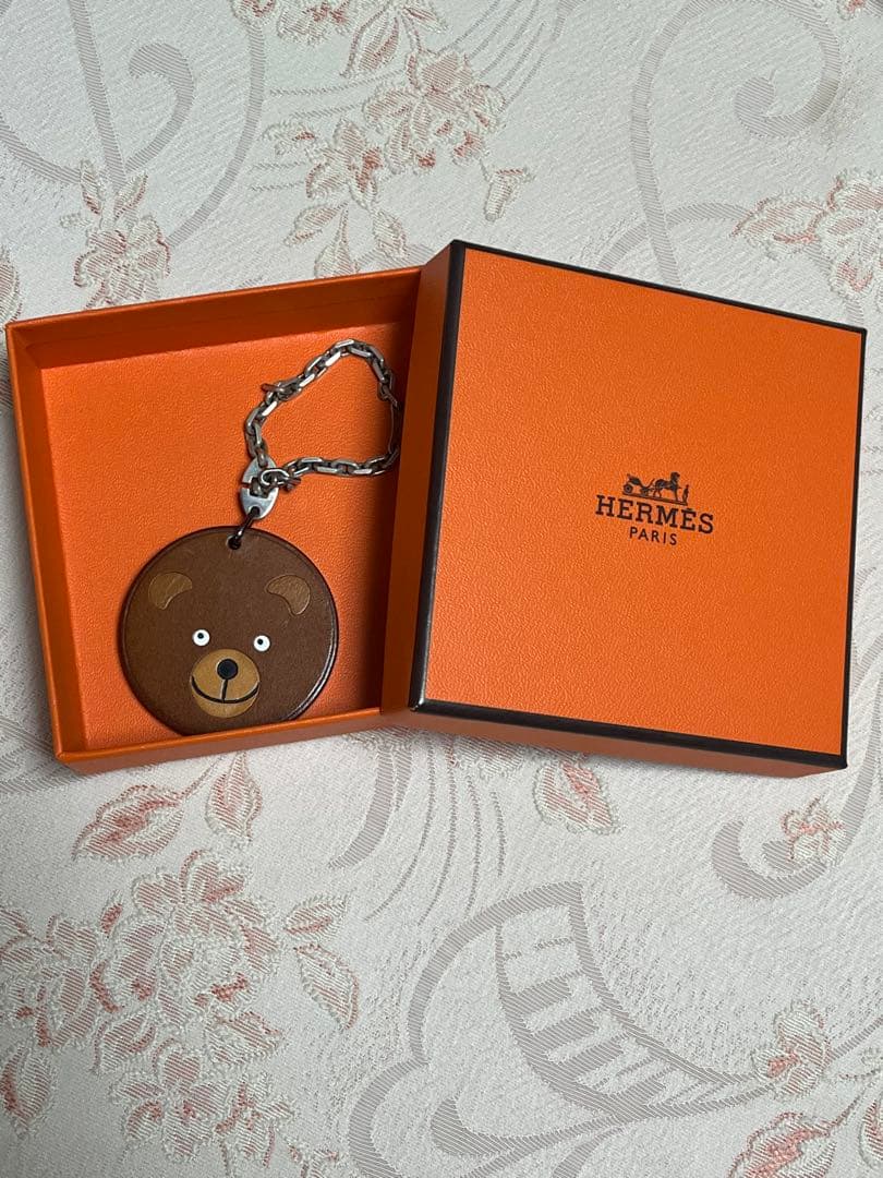 【匿名発送】箱付HERMES エルメス バックキーホルダー ⭐︎アニマルチャーム