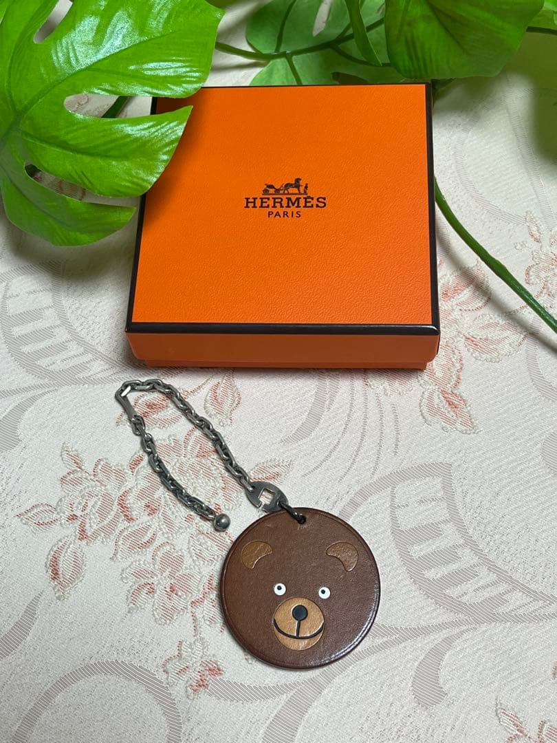 【匿名発送】箱付HERMES エルメス バックキーホルダー ⭐︎アニマルチャーム