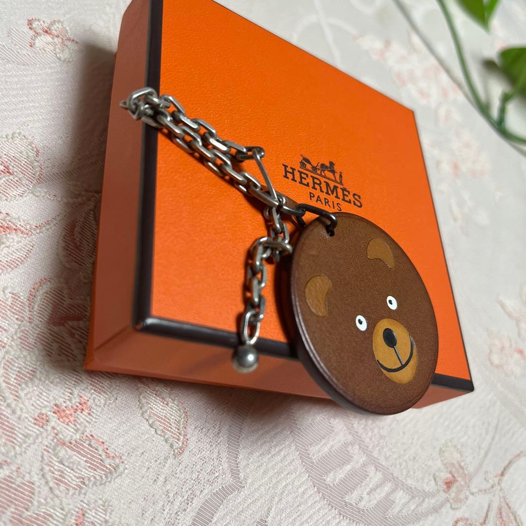 【匿名発送】箱付HERMES エルメス バックキーホルダー ⭐︎アニマルチャーム