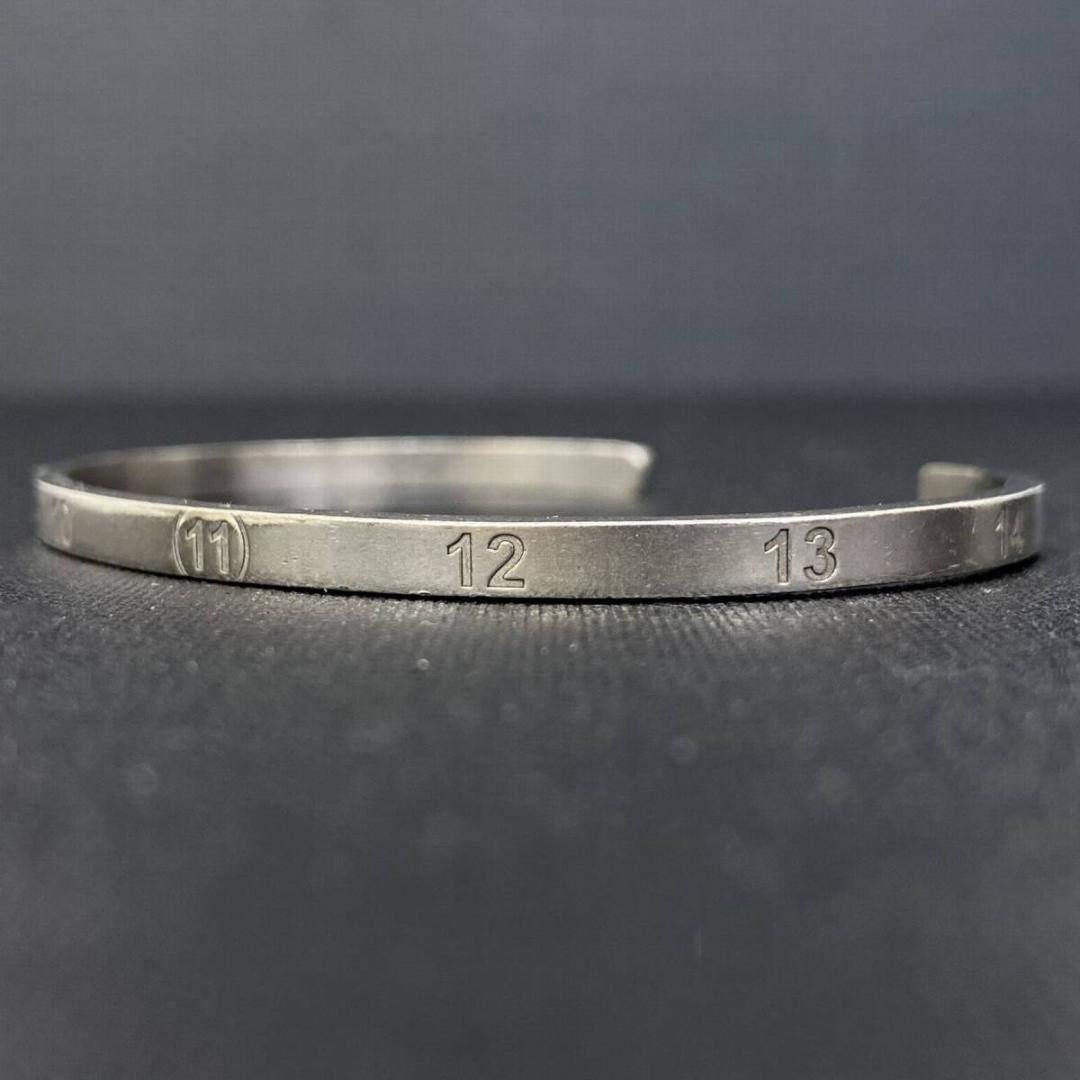 Maison Martin Margiela 11 シルバーナンバリングバングル