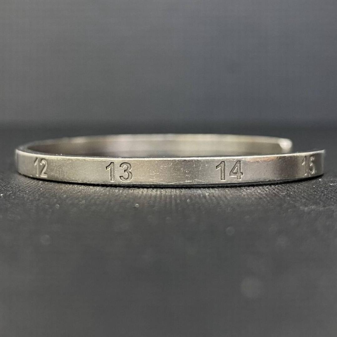 Maison Martin Margiela 11 シルバーナンバリングバングル