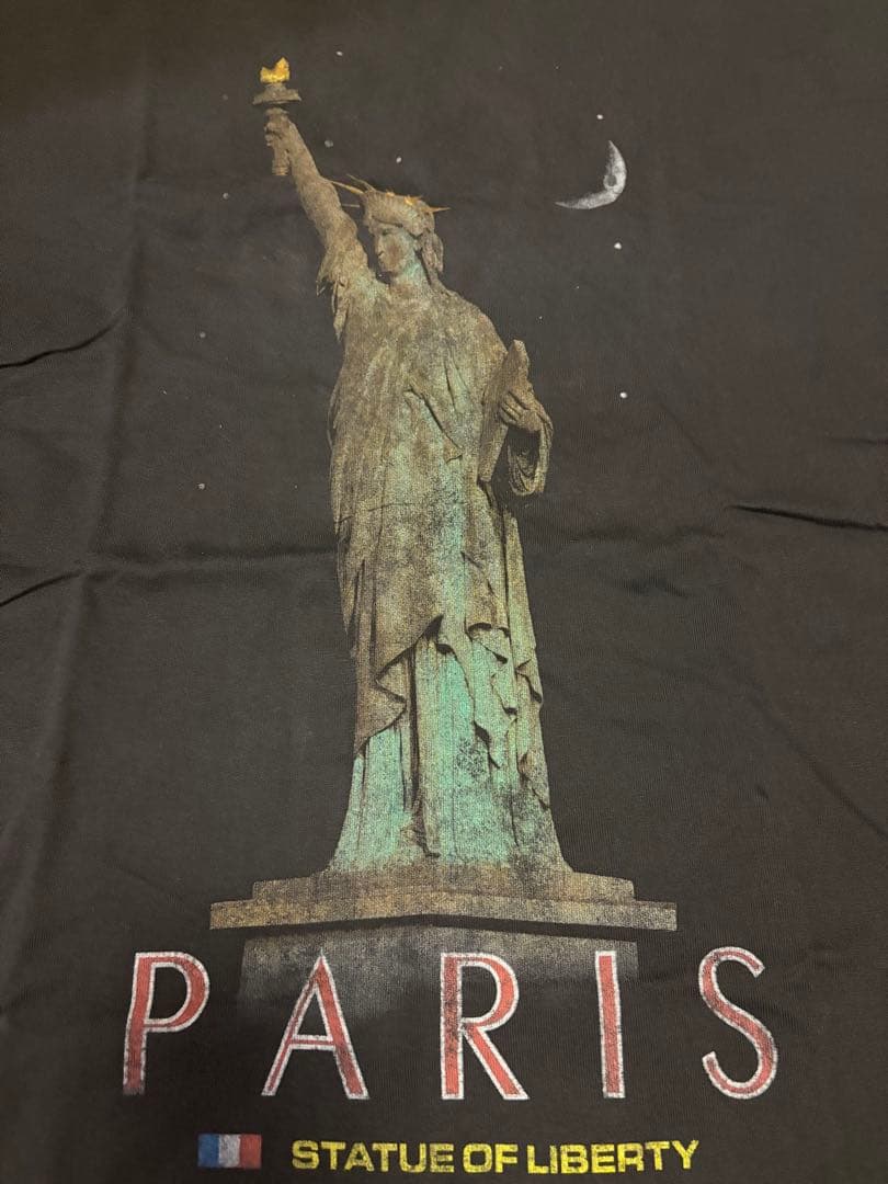 Balenciaga Paris LibertyバレンシアガダメージTシャツS