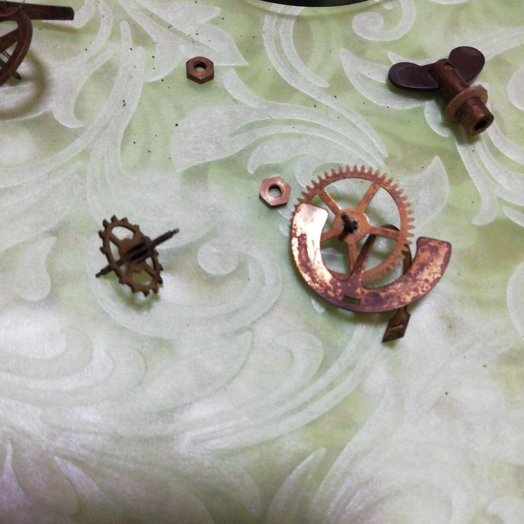 木製 水車小屋 時計 オルゴール ランプ アンティーク