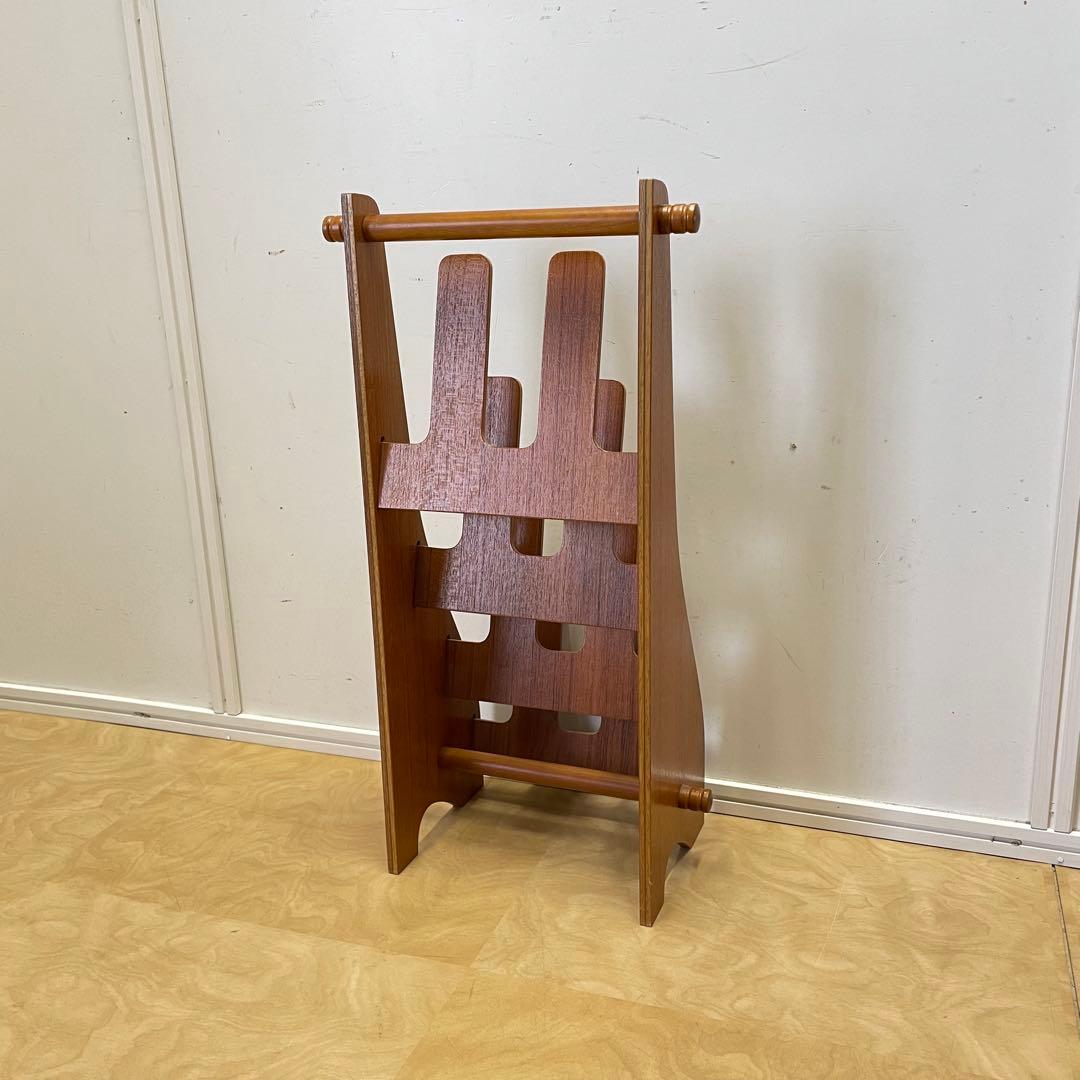 ルンルン 希少 ビンテージ サイトーウッド スリッパラック 4足