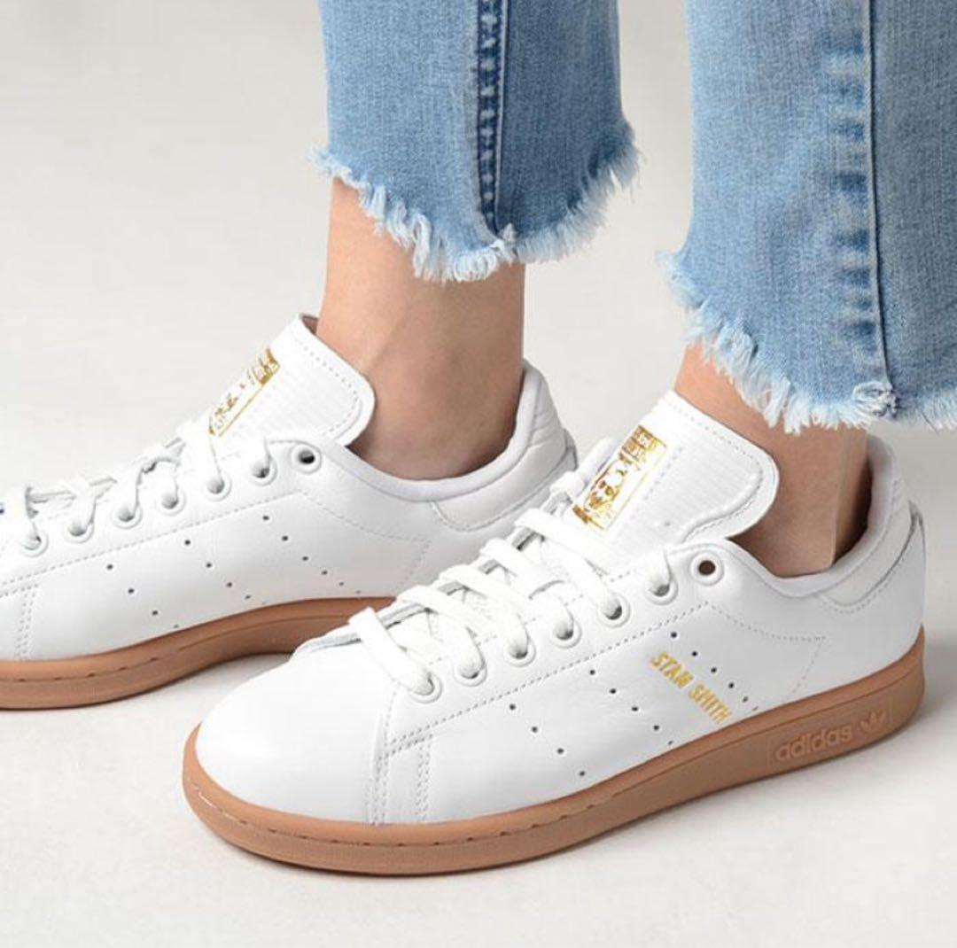 アディダス adidas スタンスミス ホワイトxホワイトxガム