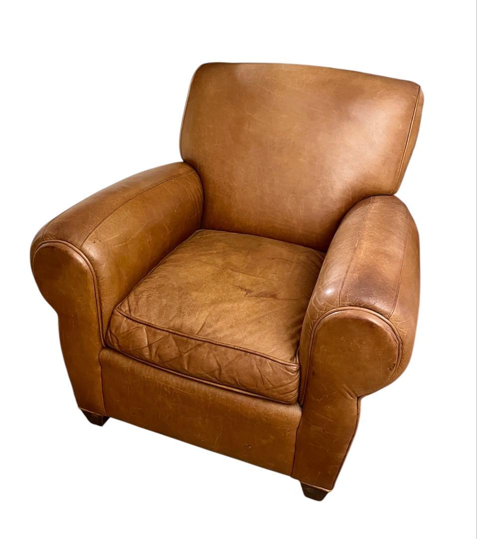 Vintage French Club Chair フレンチクラブチェア レザー