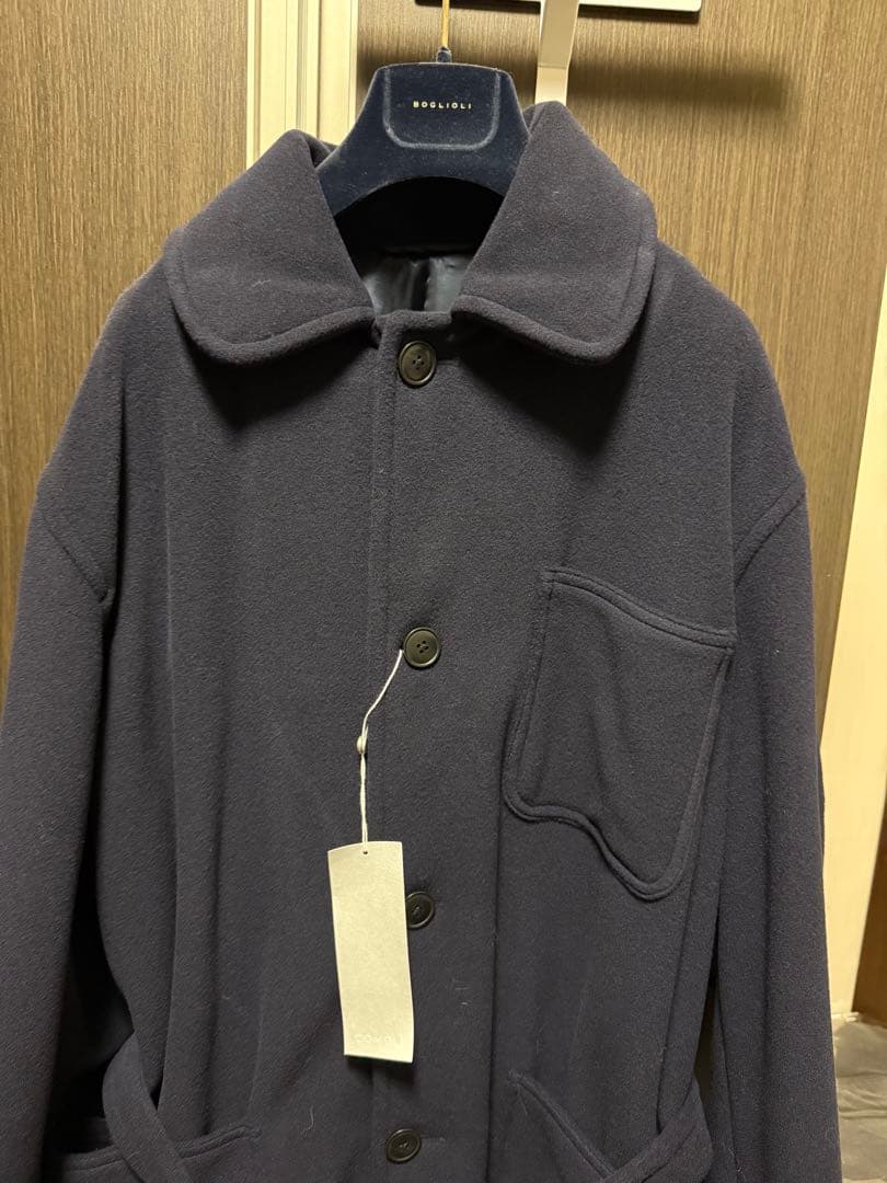 COMOLI ウールミリタリーコート サイズ3