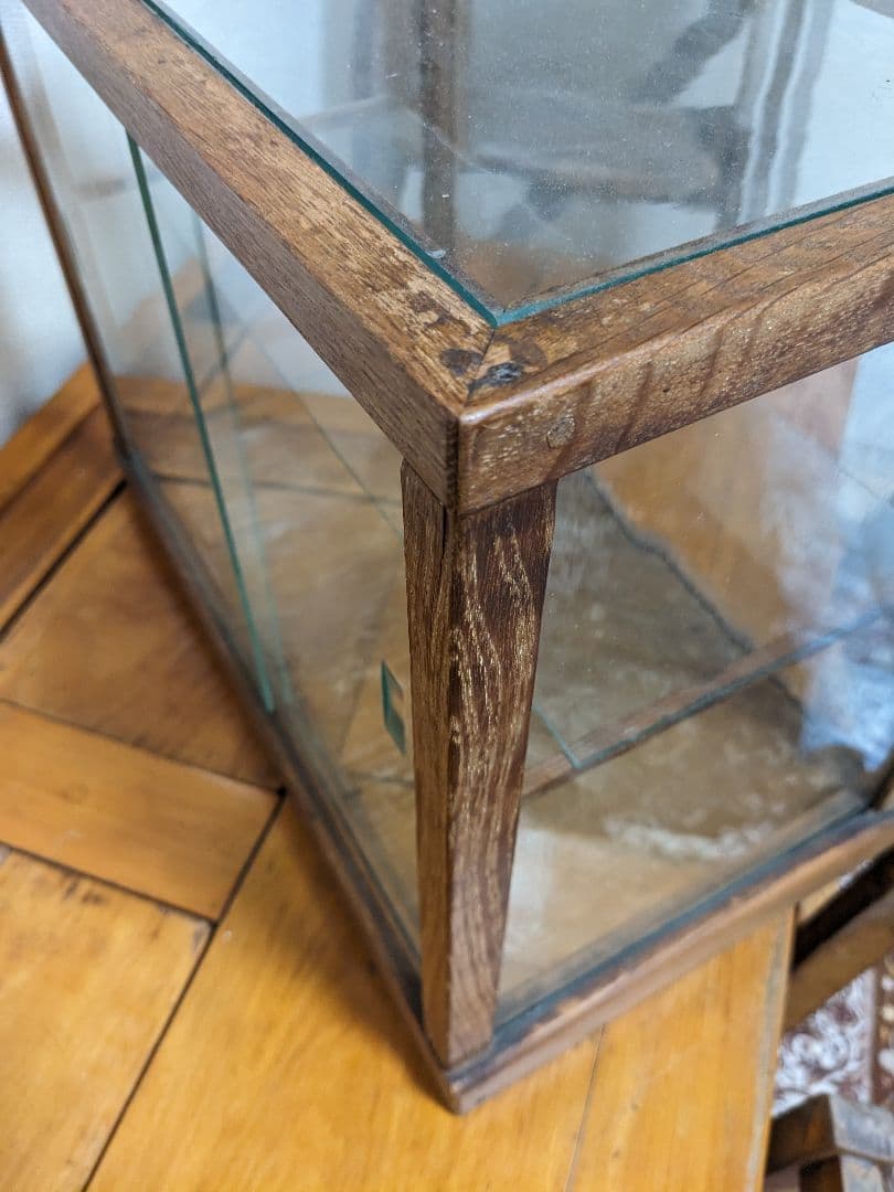 昭和レトロ　アンティーク　コレクションケース　ディスプレイケース　ガラスケース