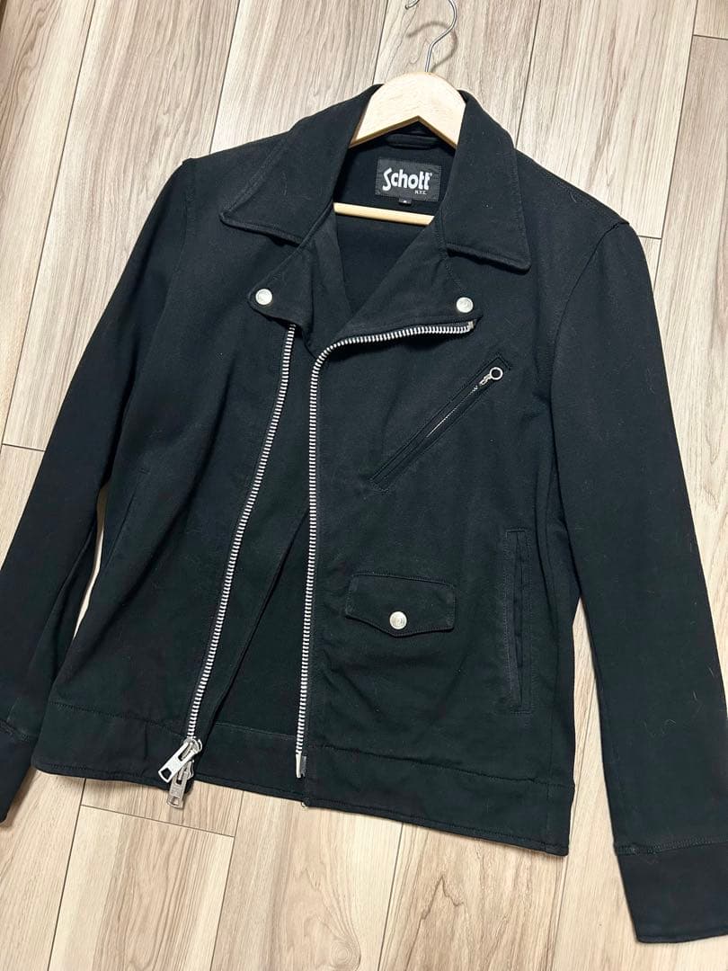 schott ショット デニム ダブルライダースジャケット
