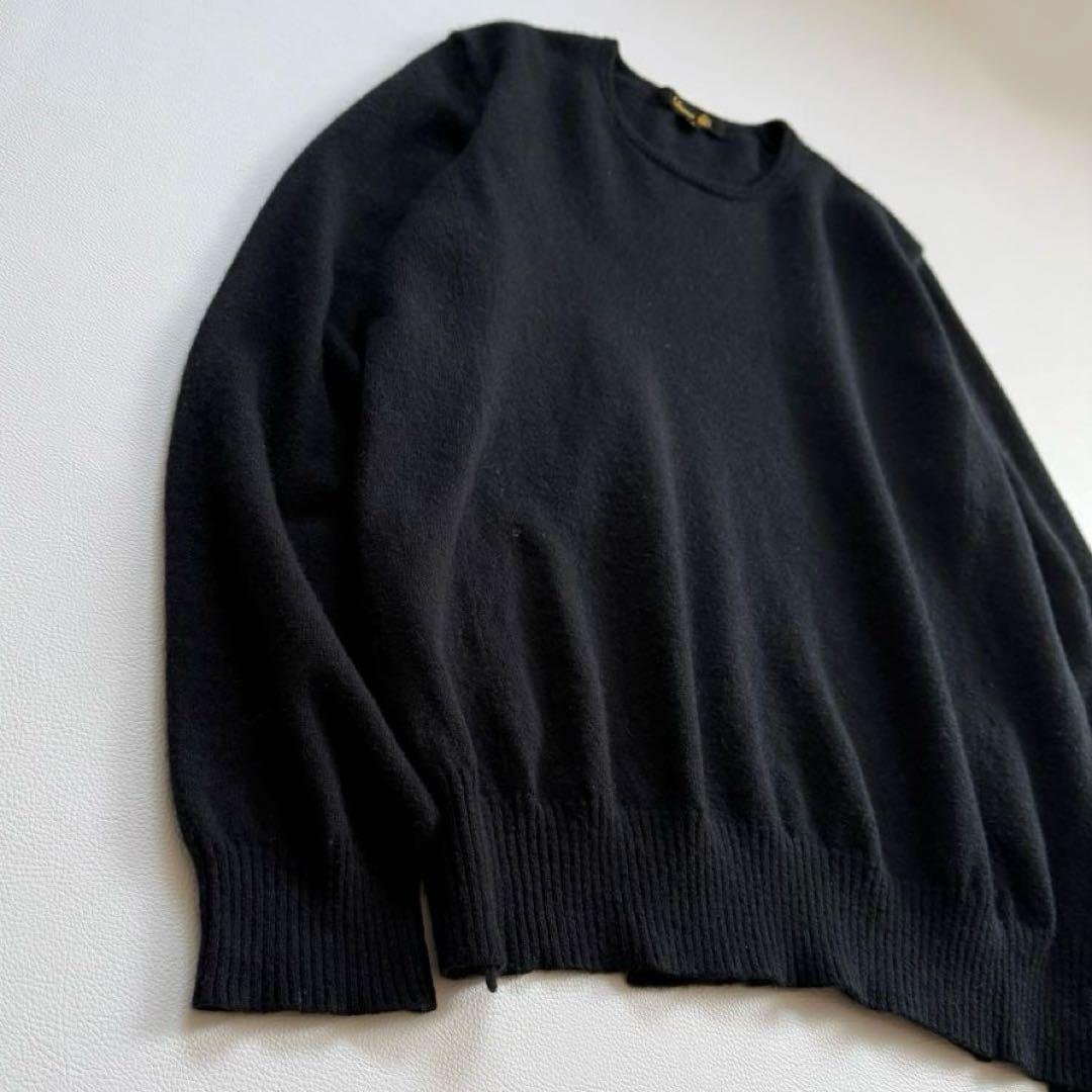 ドゥロワー　14Gカシミヤ100%ニット　バックスリット　やや薄手柔らか上質生地