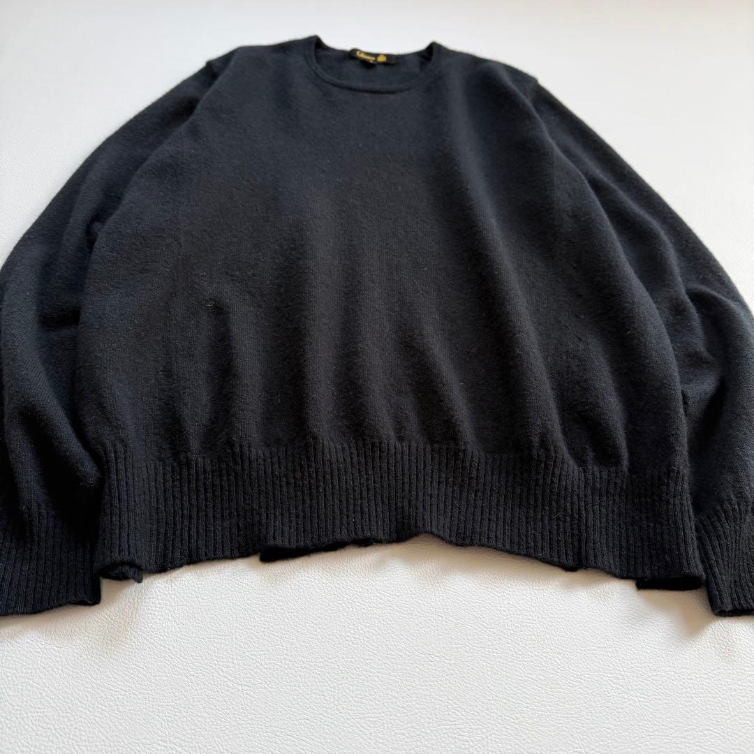 ドゥロワー　14Gカシミヤ100%ニット　バックスリット　やや薄手柔らか上質生地