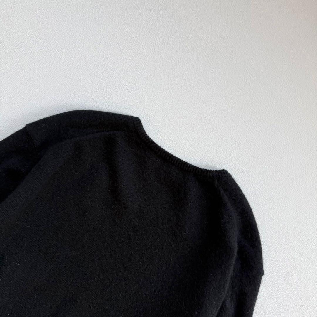 ドゥロワー　14Gカシミヤ100%ニット　バックスリット　やや薄手柔らか上質生地