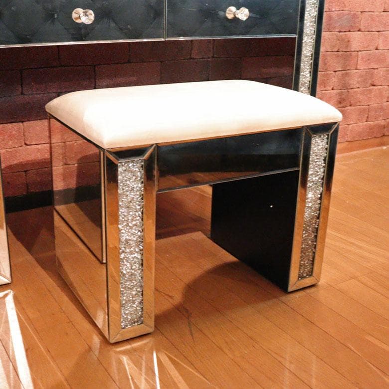 ドレッサー 3点セット ミラー家具 ディスプレイスタンド デスク