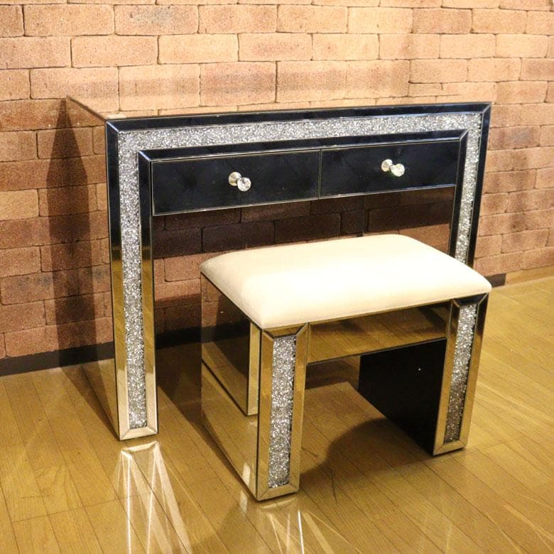 ドレッサー 3点セット ミラー家具 ディスプレイスタンド デスク