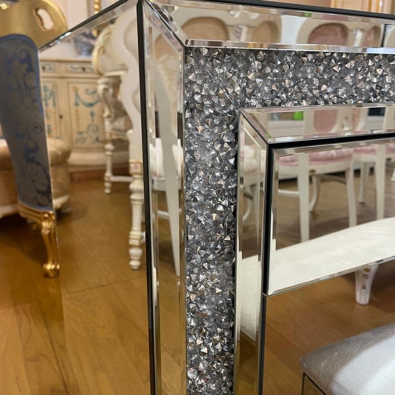 ドレッサー 3点セット ミラー家具 ディスプレイスタンド デスク