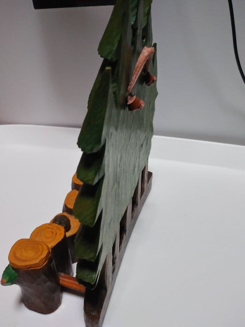 ❤️ヴィンテージ　木製　置き物　クリスマスツリー　切り株　可愛い　壁掛け✨❤️