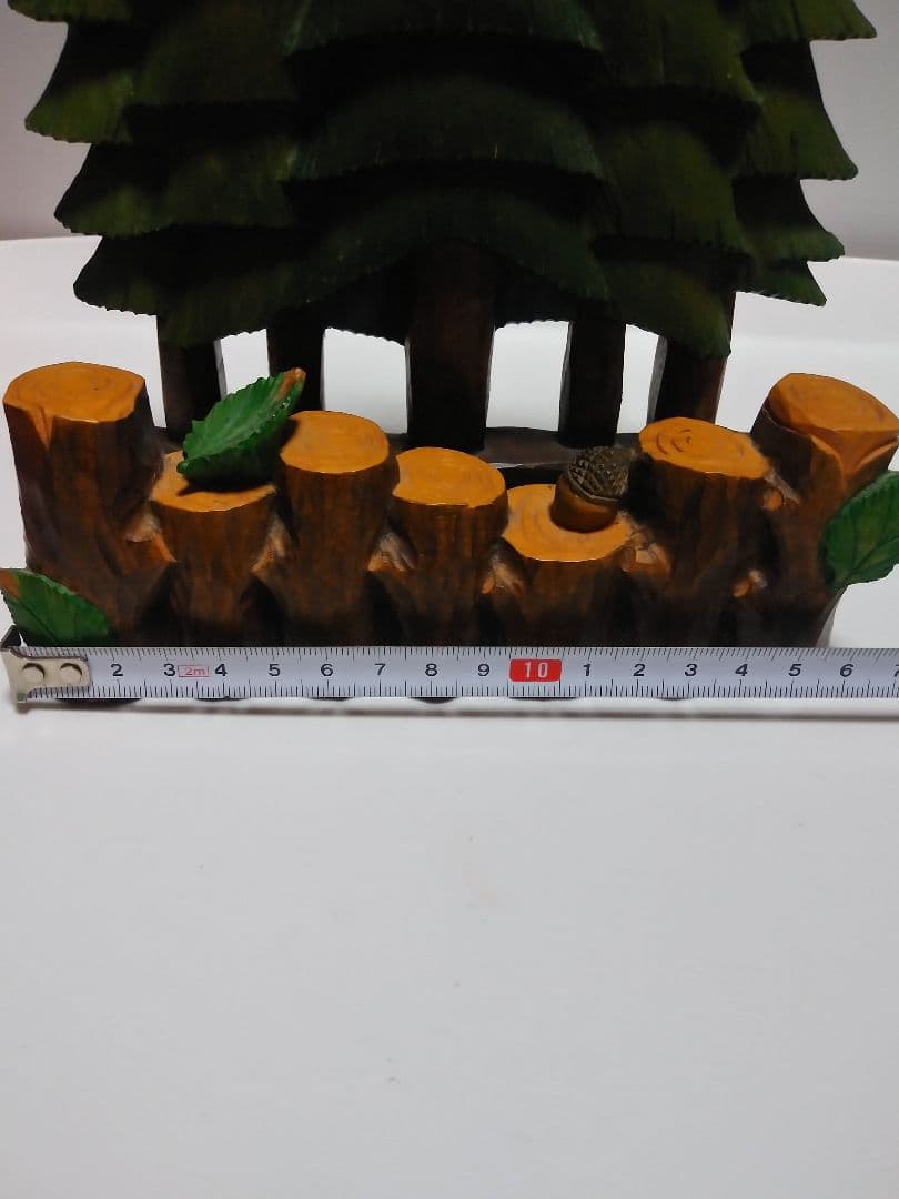 ❤️ヴィンテージ　木製　置き物　クリスマスツリー　切り株　可愛い　壁掛け✨❤️