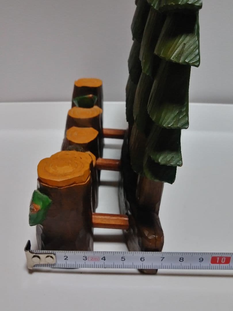 ❤️ヴィンテージ　木製　置き物　クリスマスツリー　切り株　可愛い　壁掛け✨❤️