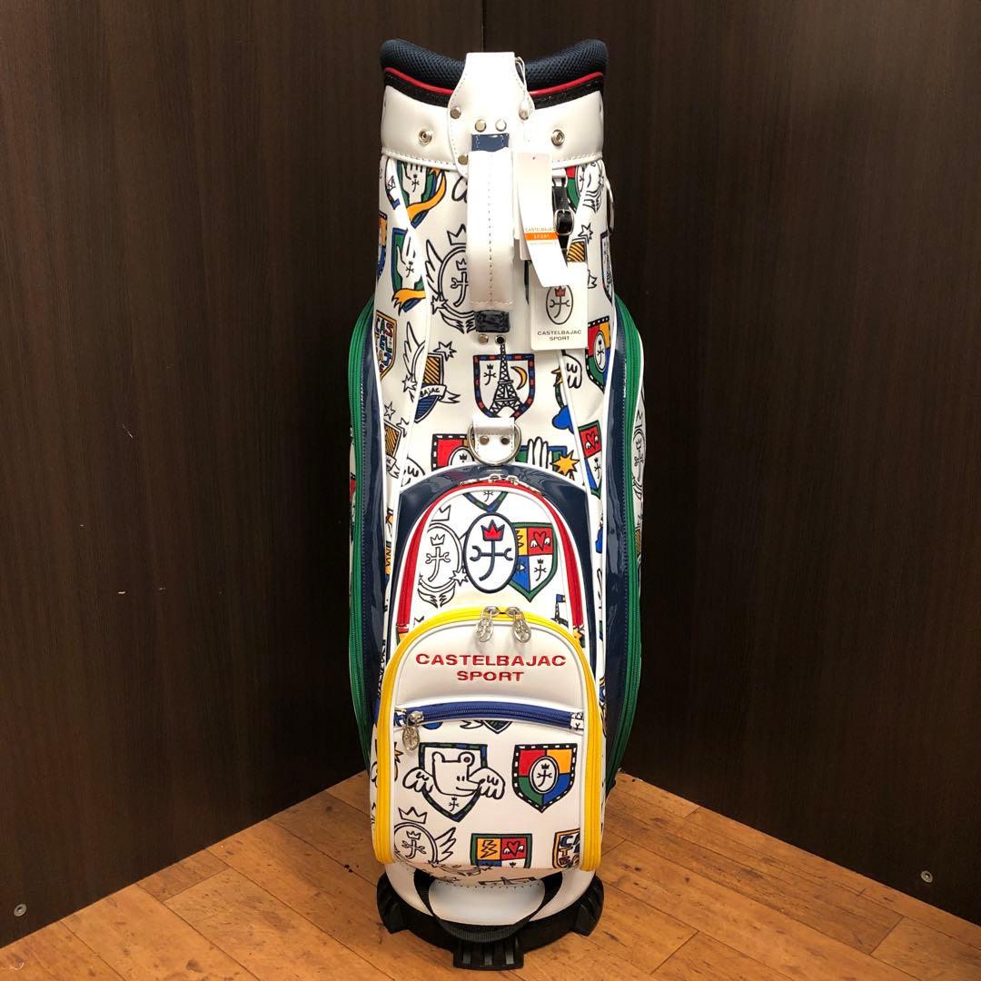 【新品】CASTELBAJAC CBC034 キャディバッグ ホワイト