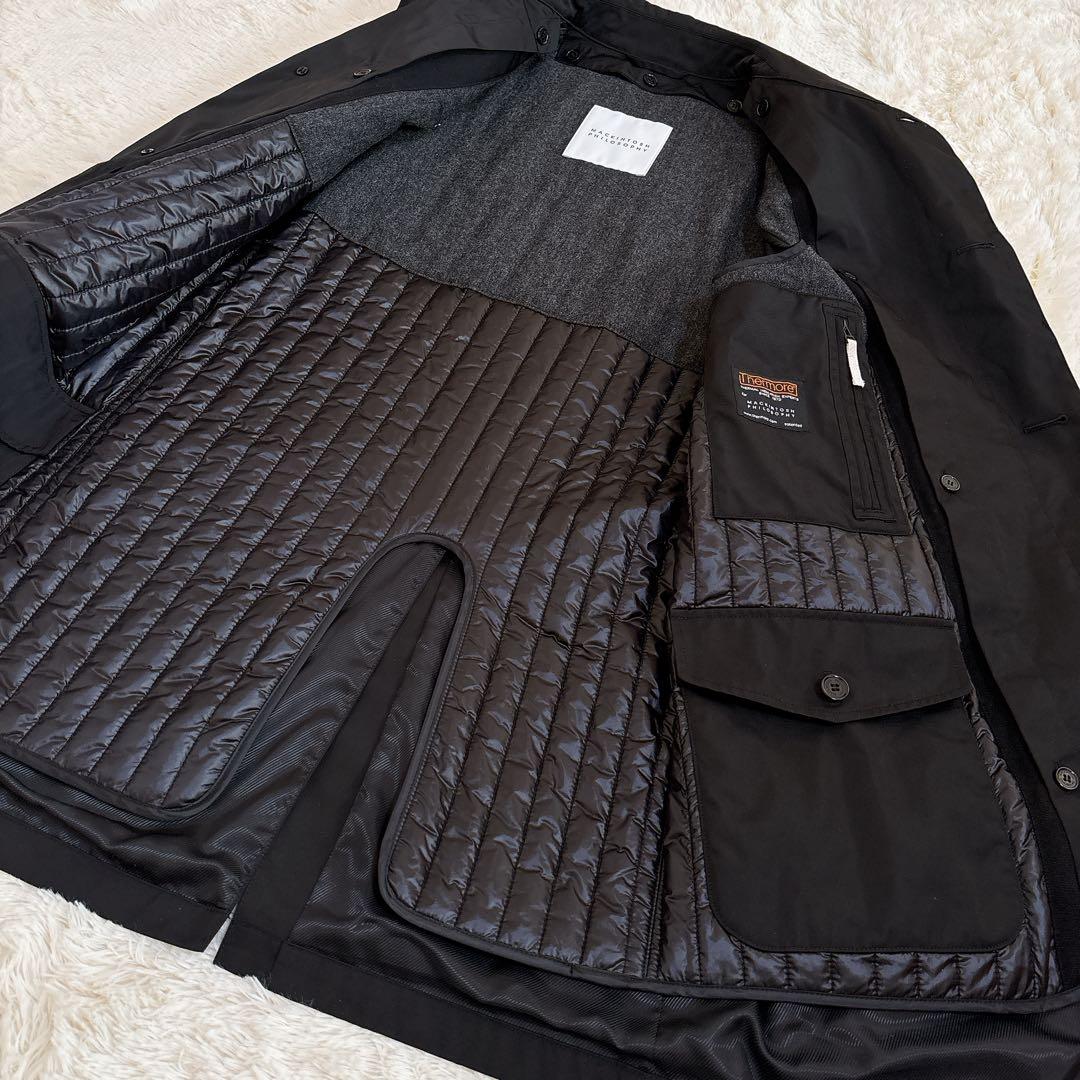 美品☆マッキントッシュフィロソフィー サーモア 中綿ライナーステンカラーコート