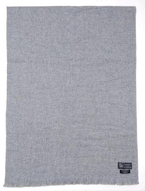 美品★Johnstons ジョンストンズ★カシミヤ混 ストール 大判 グレー