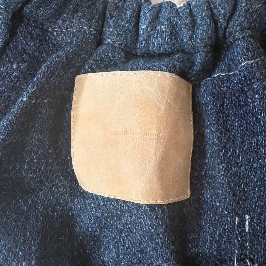 美品✨tamaki niime タマキニイメ　ハァピィ　デニムパンツ ブルー