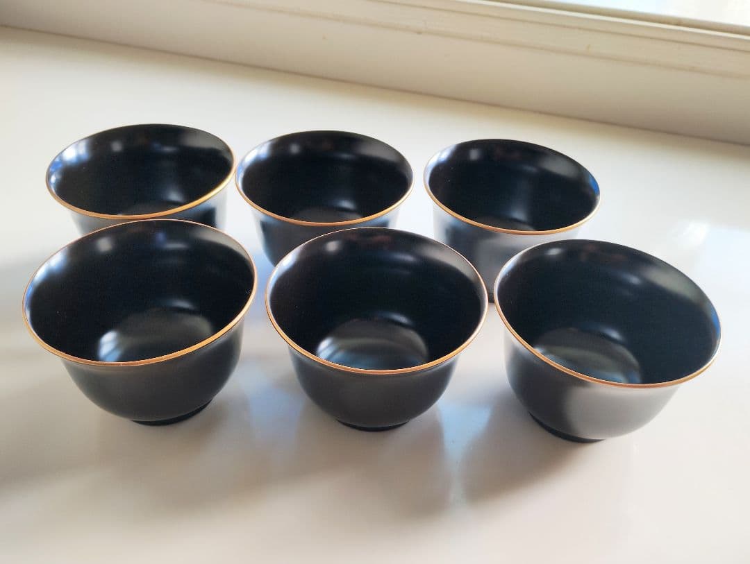 輪島塗の骨董椀 6個セット