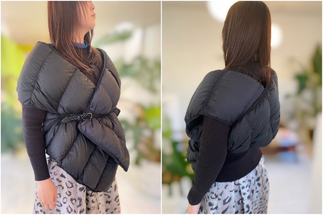 レアアイテム！ノースフェイス　リメイドダウン　シェルマフラー