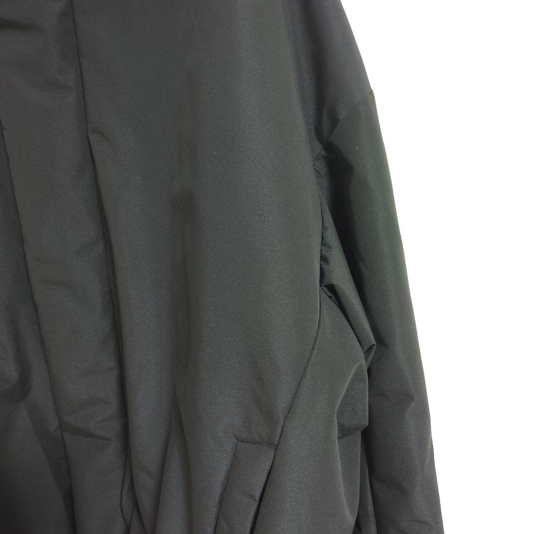 【新品】無印良品 フードジャケットジャンパー XL ブラック メンズ　洗える中綿