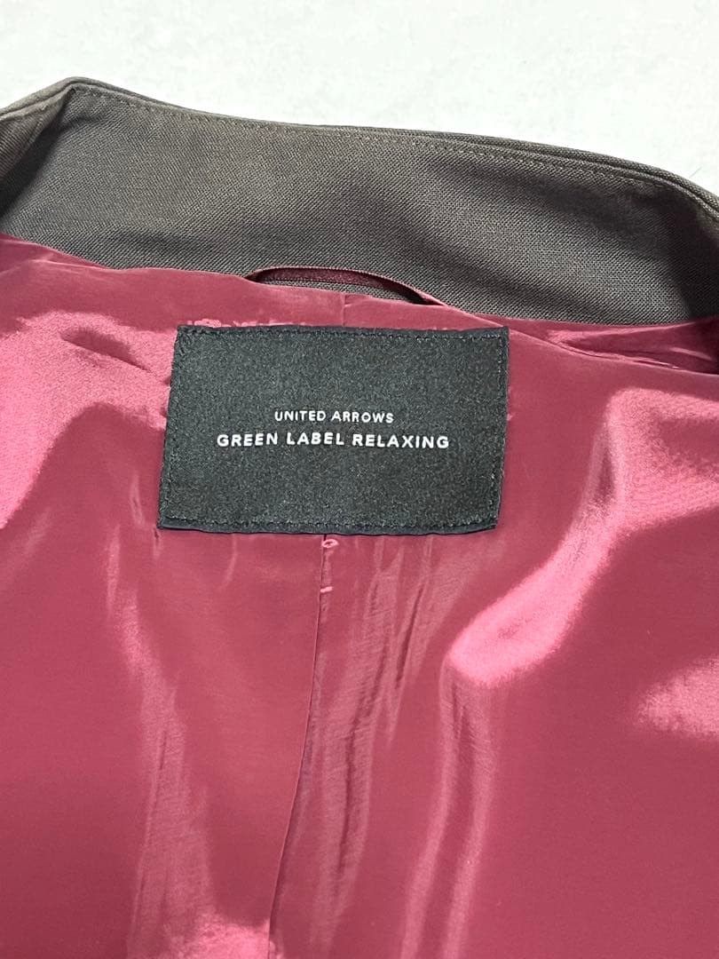 green label relaxing スーツ　レディース　パンツスーツ　40