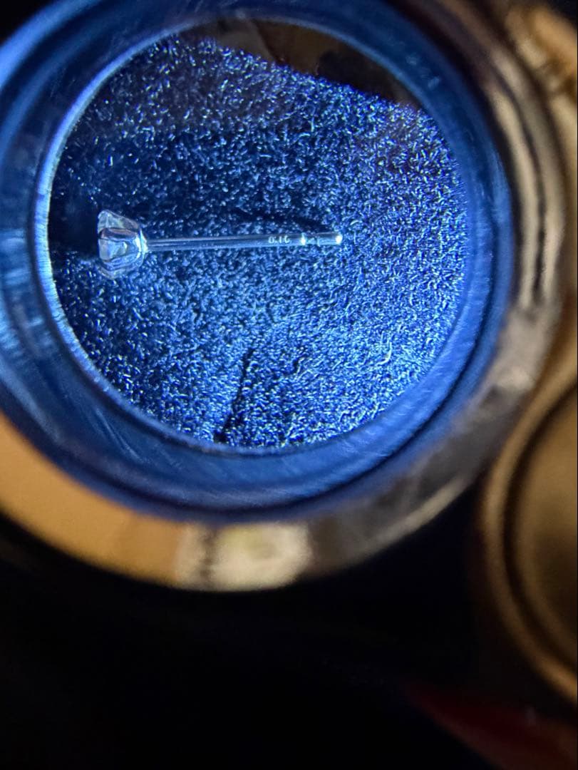 Pt900 一粒ダイヤスタッドピアス