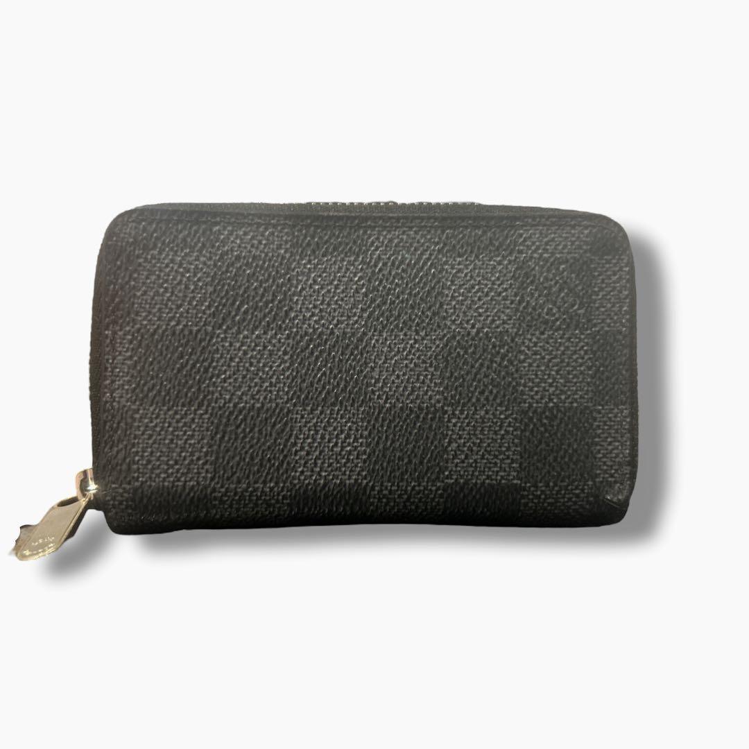 美品 ルイヴィトン ダミエ グラフィット ジッピーパース 小銭 カード入れ