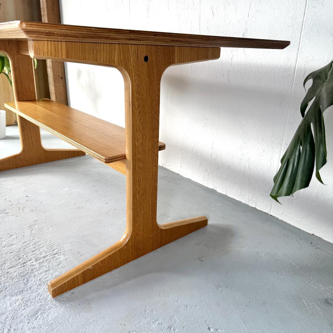 無印良品 リビングでもダイニングでも使えるテーブル２ オーク材 130×65cm