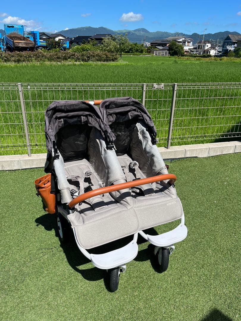 【大幅値下げ】AIRBUGGY ココダブルEXフロムバース　STONE