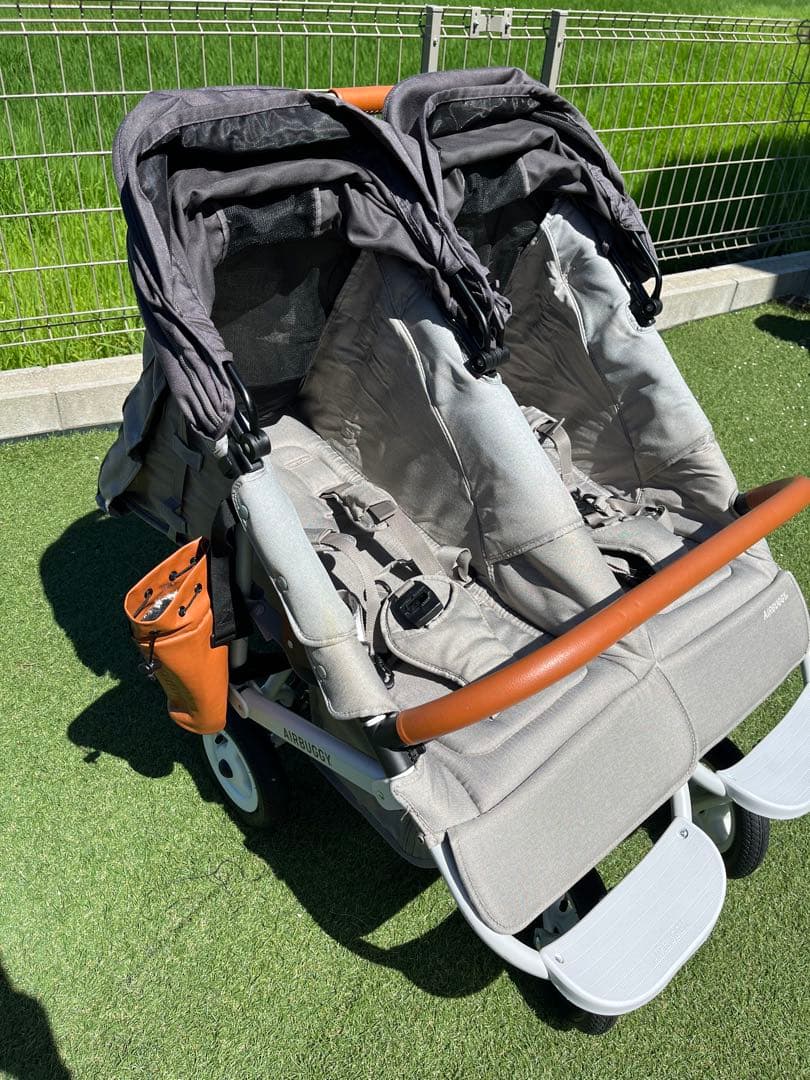 【大幅値下げ】AIRBUGGY ココダブルEXフロムバース　STONE