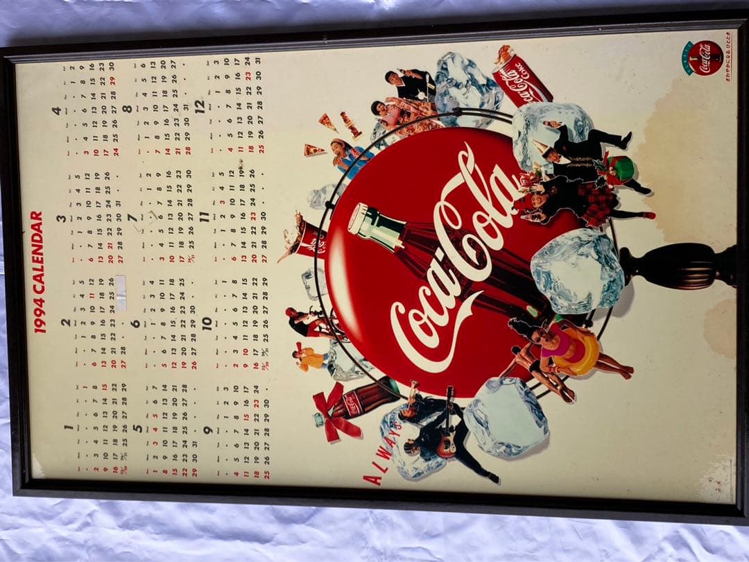 コカコーラ　1994 カレンダー　レア　アンティーク