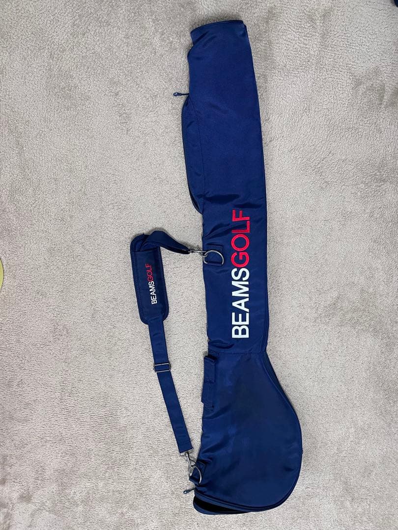 BEAMS GOLF☆ゴルフバッグ ネイビー