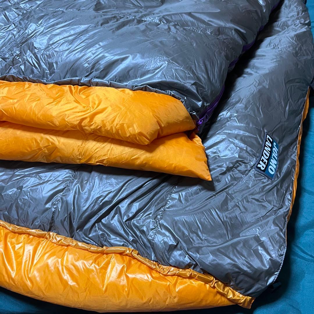 寝袋 Jolmo Lander 800fp グースダウントップキルトシュラフ R