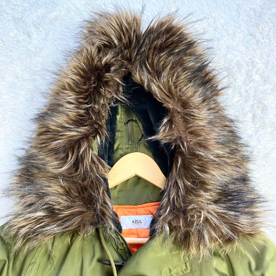 AZUL by moussy N-2B フライトジャケット短丈 y2k 00s