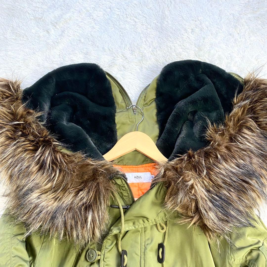 AZUL by moussy N-2B フライトジャケット短丈 y2k 00s