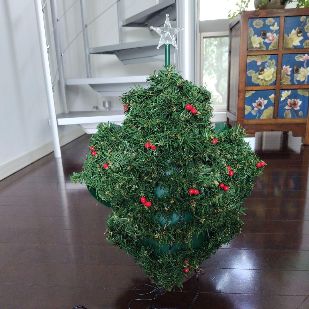 海外アンティーク 人感センサー クリスマスツリー ダンシング&ソング 扉難あり
