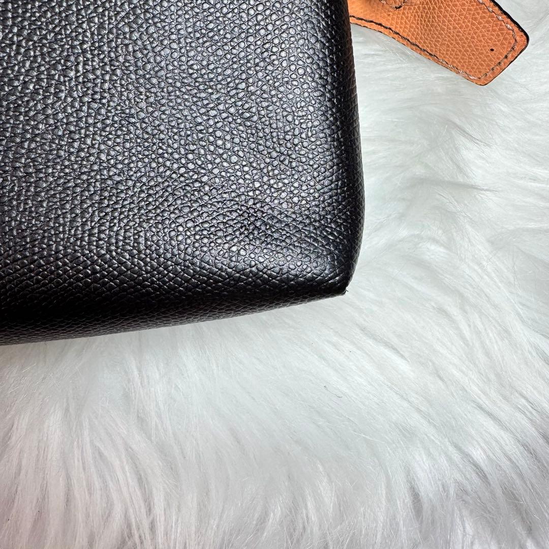 セリーヌ　celine ビンテージ　レザー　ポーチ　チェーン　ショルダー