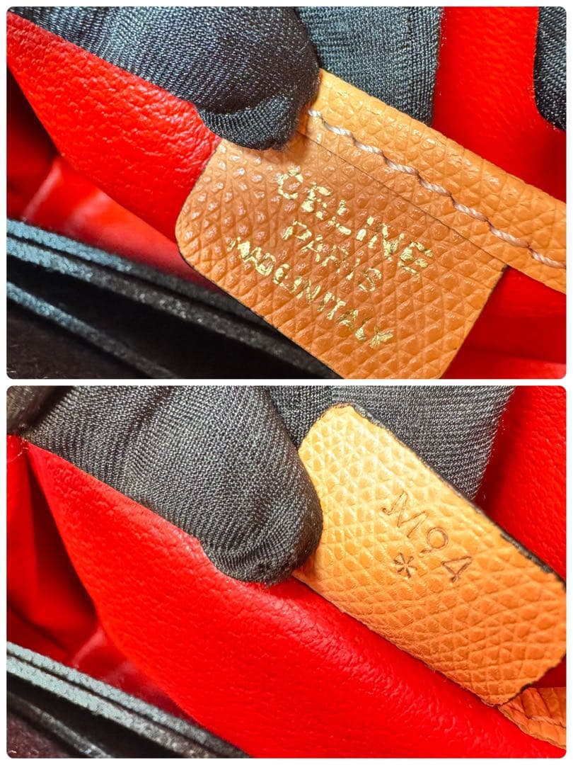 セリーヌ　celine ビンテージ　レザー　ポーチ　チェーン　ショルダー