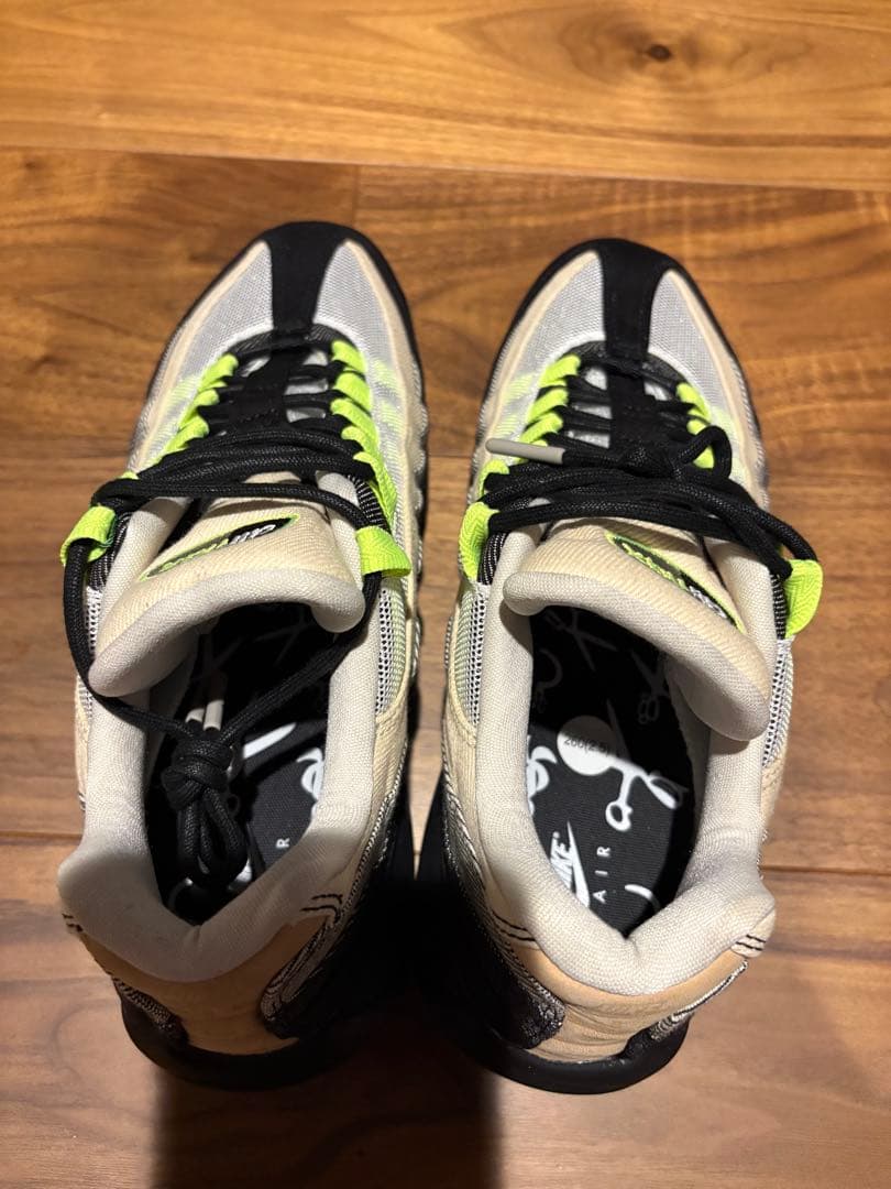 2*0様 NIKE デンハム DENHAM AIR MAX95 ネオン　イエロー