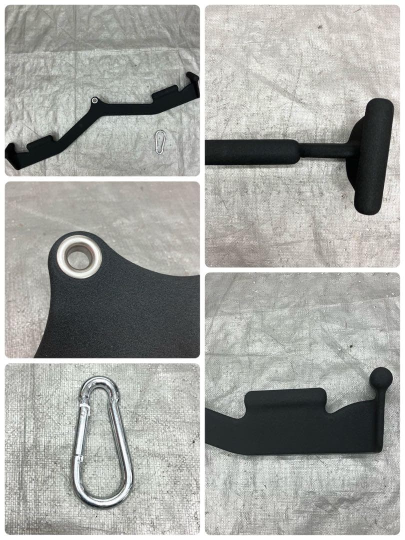 ★送料無料★新型アタッチメント 5個セット ラットプルダウン マグクリップ風