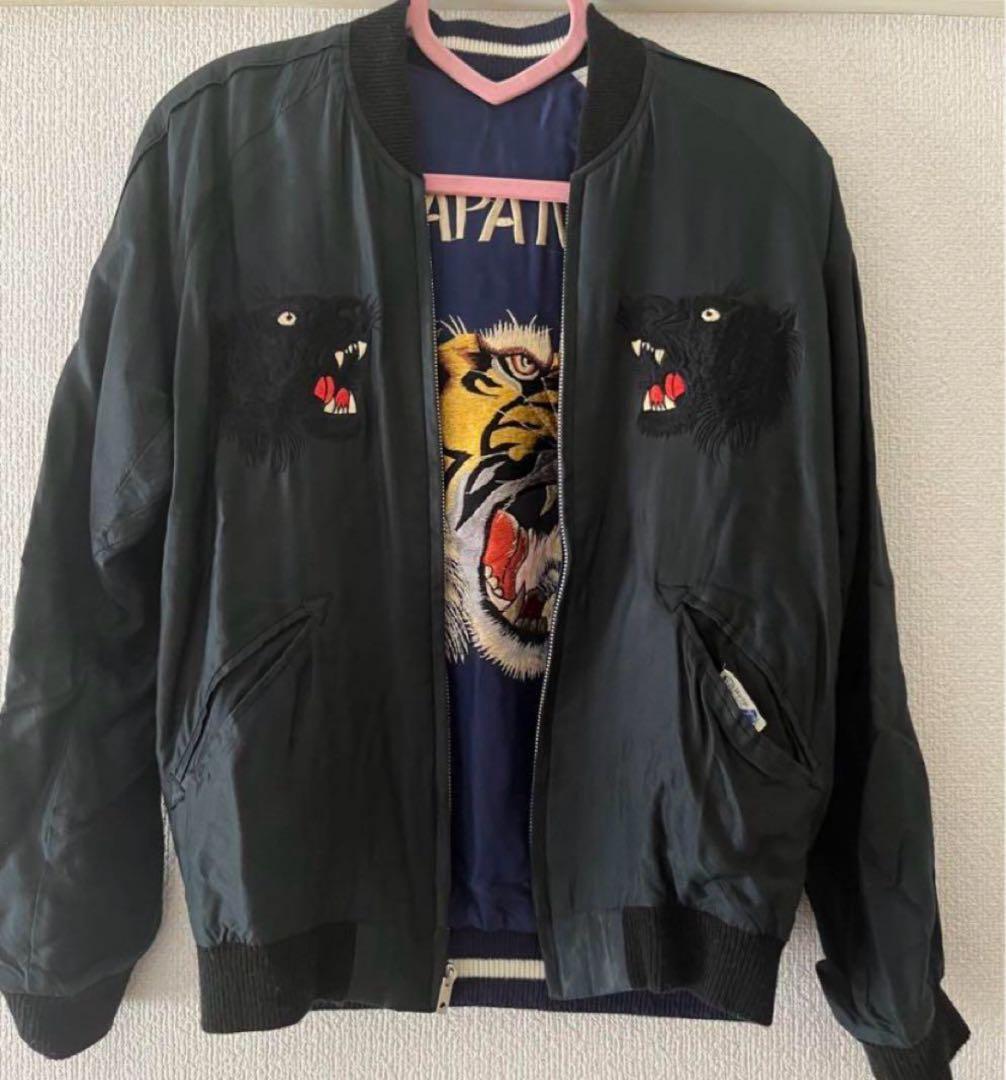 希少　BEAMS×東洋エンタープライズ / アセテート スカジャン TIGER